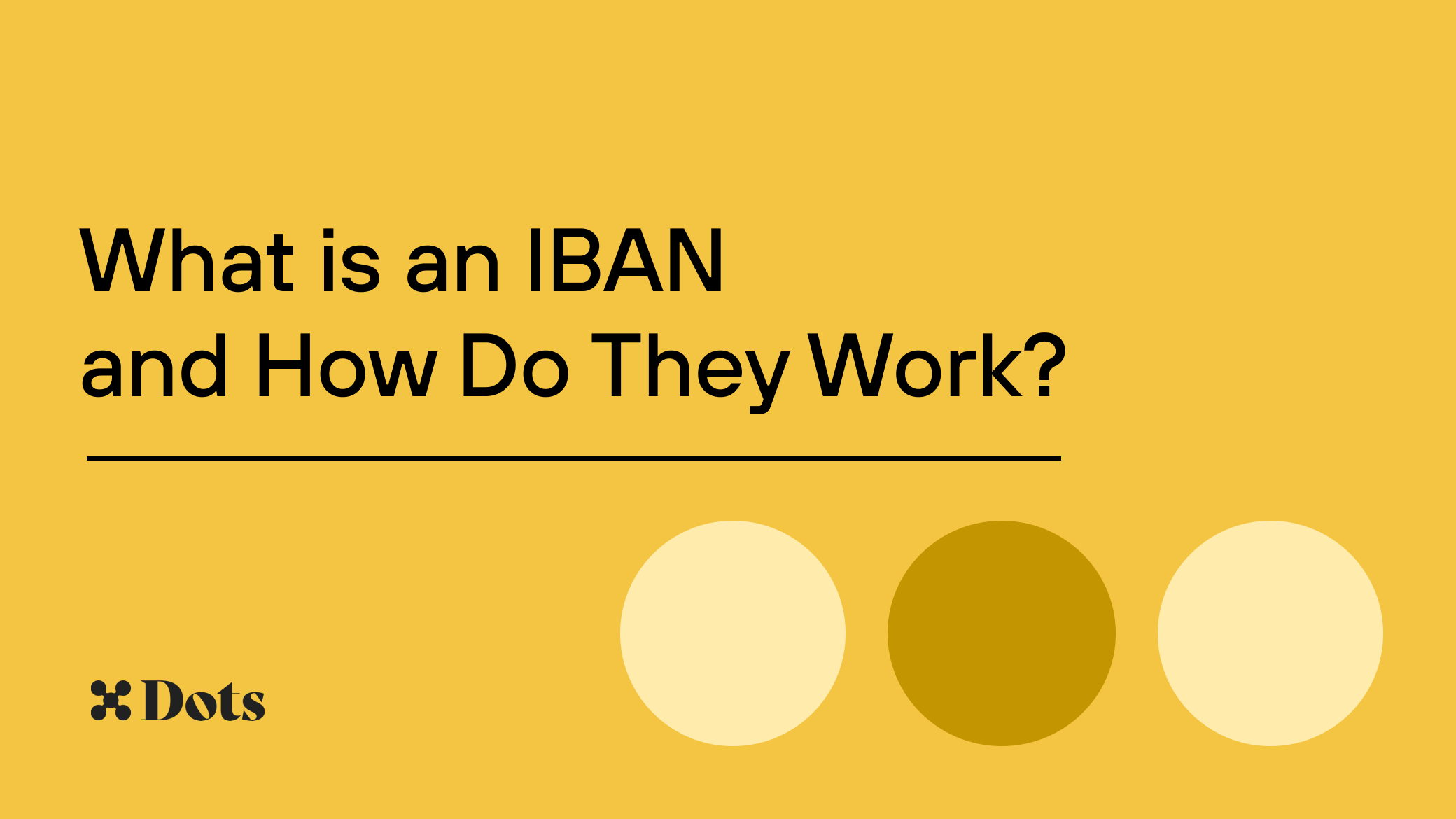 What is an IBAN and How Do They Work? - Dots