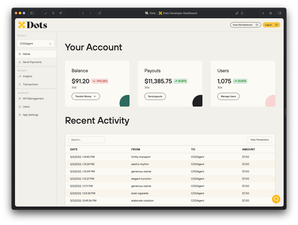 Just Launched: Dashboard
